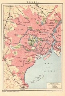 [mapa, 1905] Tokio