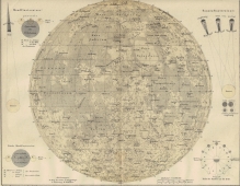 [rycina, 1877] Der Mond [mapa księżyca]