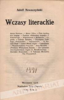 Wczasy literackie