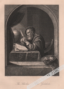 [rycina, ok. 1860] [Uczony] The Scholar. Der Gelehrte