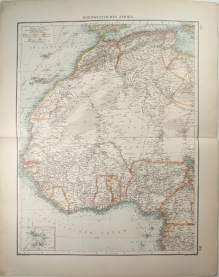 [mapa, 1904] Nordwestliches Afrika  [Afryka północno-zachodnia]