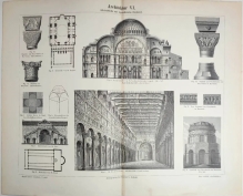 [rycina 1896] Architektur VI: Altchristlische und byzantinische Baukunst [architektura starochrześcijańska i bizantyńska]