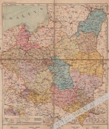 [mapa Polska, po 1924 r.] Polska [Mapa polityczna]