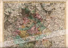 [mapa Turyngii,1760] Mappa Geographica Landgrav. Thuringiae com Regionibus Adiacentibus Iussu Academiae Reg. Scient. et Eleg. Litt. Descripta a I.C.R