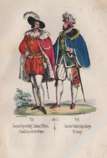 [rycina, ok. 1848] Kawaler Rycerskiego Zakonu S.S. Piotra i Pawła Apostołów w Rzymie Kawaler Orderu Papiezkiego S. Jerzego