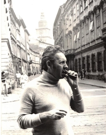 [zbiór 19-stu fotografii]  [Andrzej Wajda w obiektywie Renaty Pajchel]