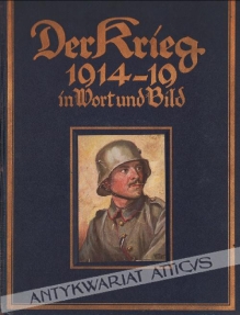 Der Krieg 1914/19 in Wort und Bild. Dritter Band