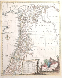 [mapa, 1771] Karte vom Heiligenlande und Syrien [Ziemia Święta, Palestyna i Syria]