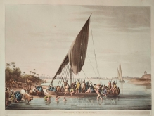 [grafika, ok. 1804] Ferry boat near Nedssili