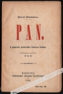 Pan. Z papierów porucznika Thomasa Glahna