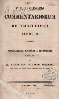 Commentatorium de bello civili libri III