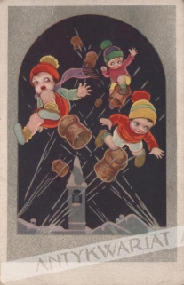 [pocztówka, 1934] Bez tytułu [pocztówka noworoczna]
