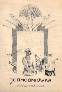JEDNODNIÓWKA Korpusu Kadetów nr 3. 1918-1928.