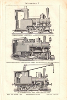 [ryciny, 1905] Lokomotiven III-IV  [lokomotywy]