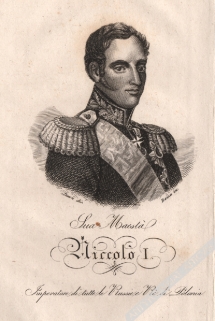 [rycina, 1831 r.] Sua Maiesta Niccolo I [Car Mikołaj I Romanow]