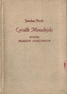 Cyrulik Monachijski. Wybór fraszek złośliwych [nakładem autora]