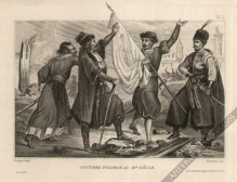 [rycina, ok. 1840] Costumes Polonais au 16e siecle [Strój polski z XVI wieku]