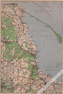 [pocztówka, ok. 1935] Mapa Wybrzeża Polskiego