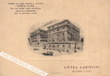 [pocztówka, 1931] Hotel Ludovisi. Roma (106)