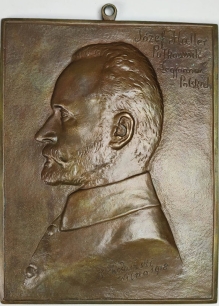 [plakieta, brąz, lata 20-te] Józef Haller. Pułkownik Legjonów Polskich
