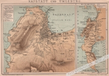 [mapa, 1894] Kapstadt und Umgebung [Kapsztad i okolice]