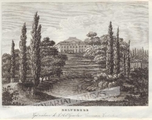 [rycina, Warszawa, 1831] Belvedere [Belweder od strony Łazienek]