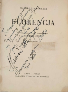 Florencja [egz. z księgozbioru Zygmunt Hübnera]