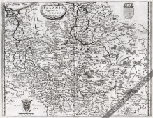 [mapa, Polska, 1638] Polonia Regnum, et Silesia Ducatus