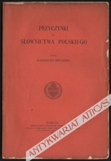 Przyczynki do słownictwa polskiego