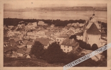 [pocztówka, ok. 1930] Kazimierz nad Wisłą. Widok ogólny z Góry Trzech Krzyży