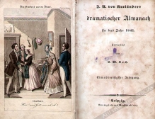 F. A. von Kurlanders dramatischer Almanach fur das Jahr 1841