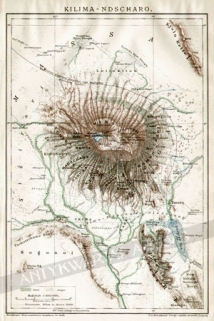 [mapa, 1902] Kilima-ndsharo. (Kilimandżaro)