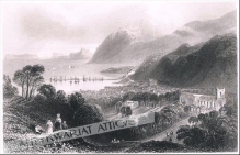 [rycina, ok. 1840] Port Penryn and Bangor