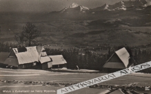 [pocztówka, lata 1930-te] Widok z Gubałówki na Tatry Wysokie