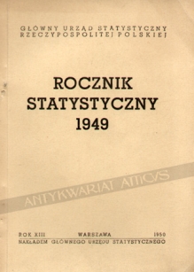 Rocznik statystyczny 1949