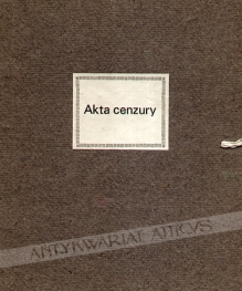 Akta cenzury. Fragmenty protokołów Warszawskiego Komitetu Cenzury