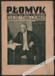 Płomyk. Tygodnik dla dzieci i młodzieży. Rok 20, nr 20 (27 stycznia 1936 r.)