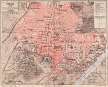 [plan, 1895] Athen [Ateny]