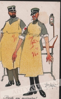 [pocztówka, ok. 1920] Beati, qui moriuntur!
