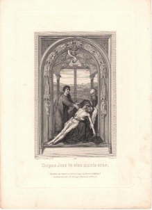 [rycina, ok. 1860] Corpus Jesu in sinu matris suae