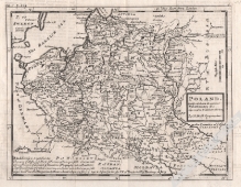 [mapa, Polska, Litwa, ok. 1740] Poland Subdivided into its several Palatinates & c.  Agreeable to Modern History