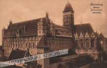 [pocztówka, 1906] Marienburg (Westpr.). Hochschloss. Sudostecke [Malbork]