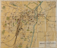 Plan miasta Poznania z uwzględnieniem terenów Powszechnej Wystawy Krajowej w r. 1929.