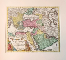 [mapa, Imperium Osmańskie, ok. 1750] Magni Turcarum Dominatoris Imperium