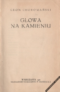 Głowa na kamieniu [nowele]
