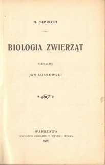 Biologia zwierząt