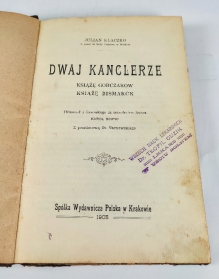 Dwaj kanclerze. Książę Gorczakow, książę Bismarck