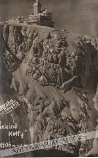 [pocztówka, lata 1930-te] Szklarska Poręba \"Śnieżne Kotły\" 1506 m. n.p.m.
