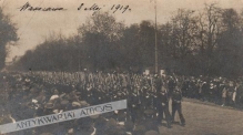 [fotografia na papierze pocztówkowym] Warszawa, 3 Maj 1916
