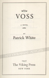 Voss [pierwsze wydanie]